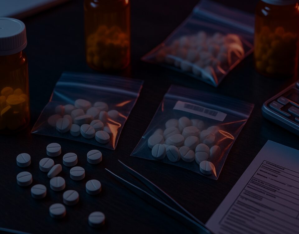 Rozbicie grupy przestępczej opioidowej w Krakowie – zatrzymano 10 osób, w tym lekarza